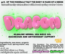 Load image into Gallery viewer, Dragon: Sea Moss Gel containing 92+ Minerals
