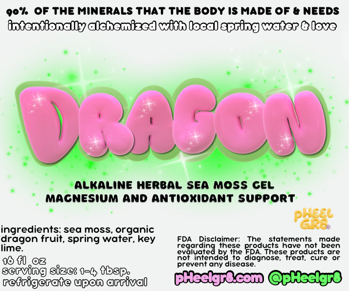 Dragon: Sea Moss Gel containing 92+ Minerals