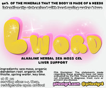 Load image into Gallery viewer, L WORD: LIVER SUPPORT SEA MOSS GEL
