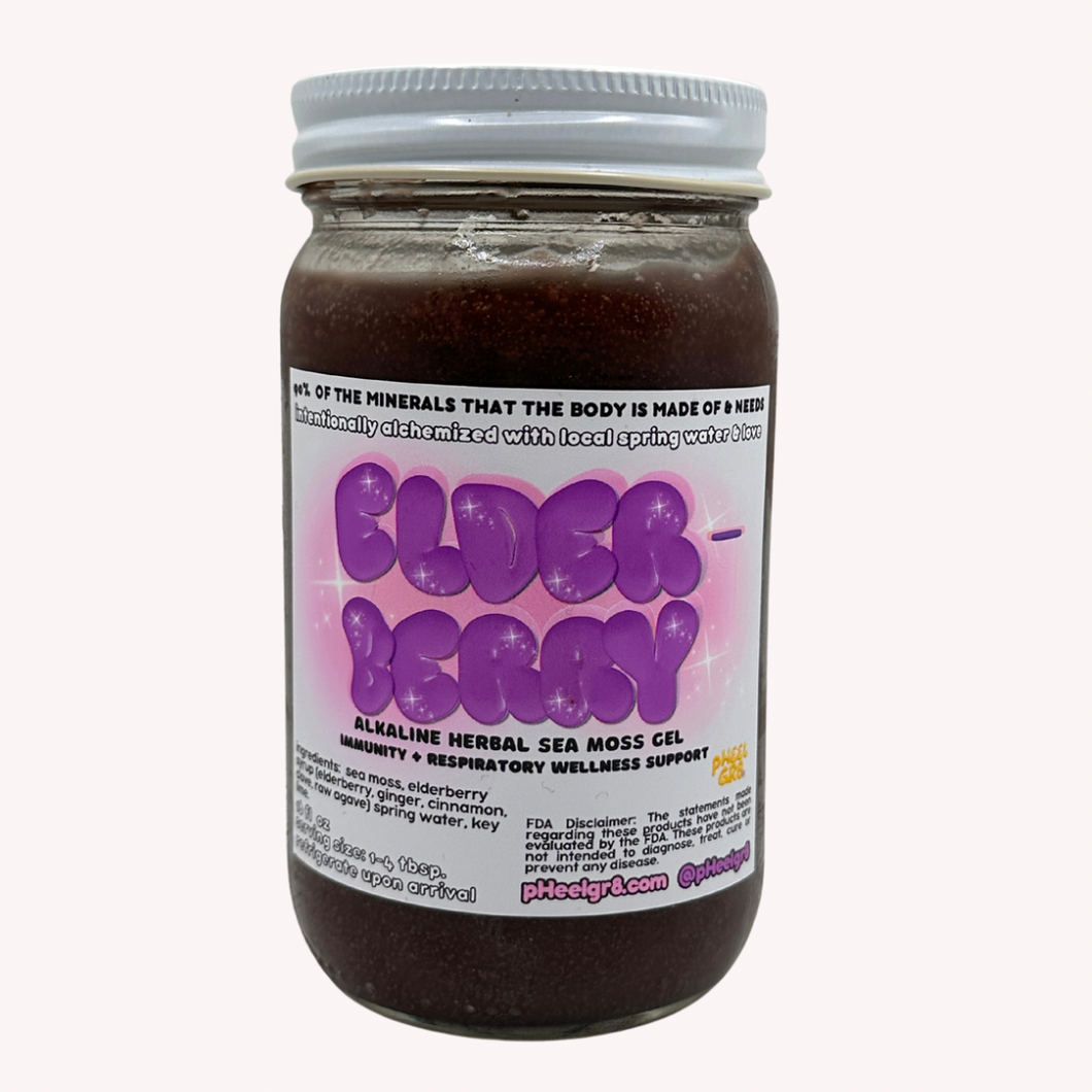 ✦ Elderberry Ginger Sea Moss Gel